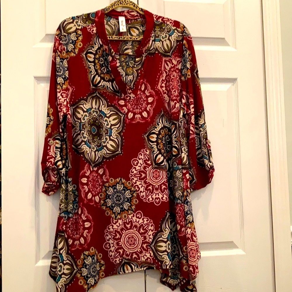 # Beautiful XXXL BoHo tunic